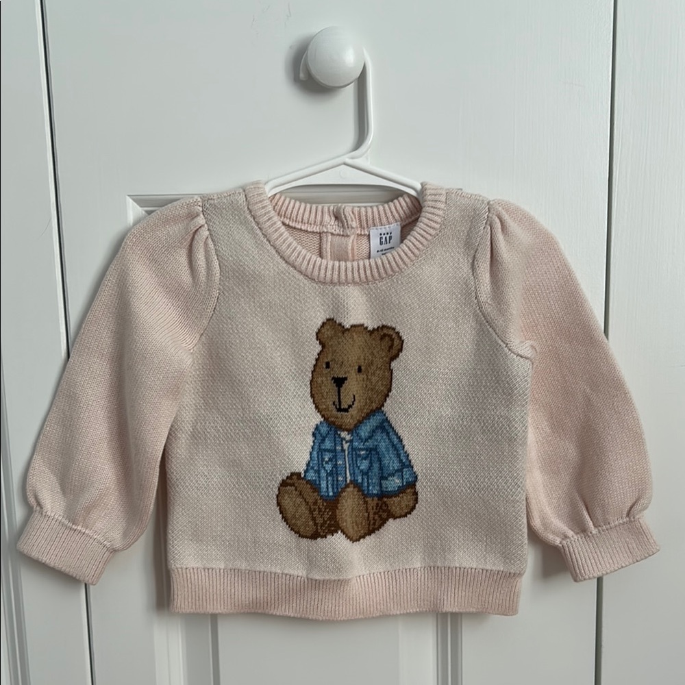 NWT Baby Gap Bear Sweater